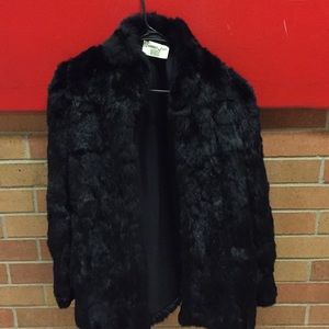 Somerset rabbit fur coat